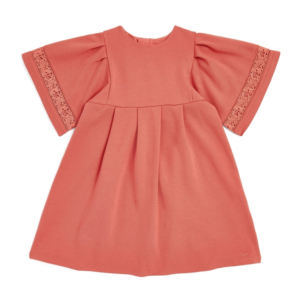 EUC Chloe Girls Salmon cotton dress size 12